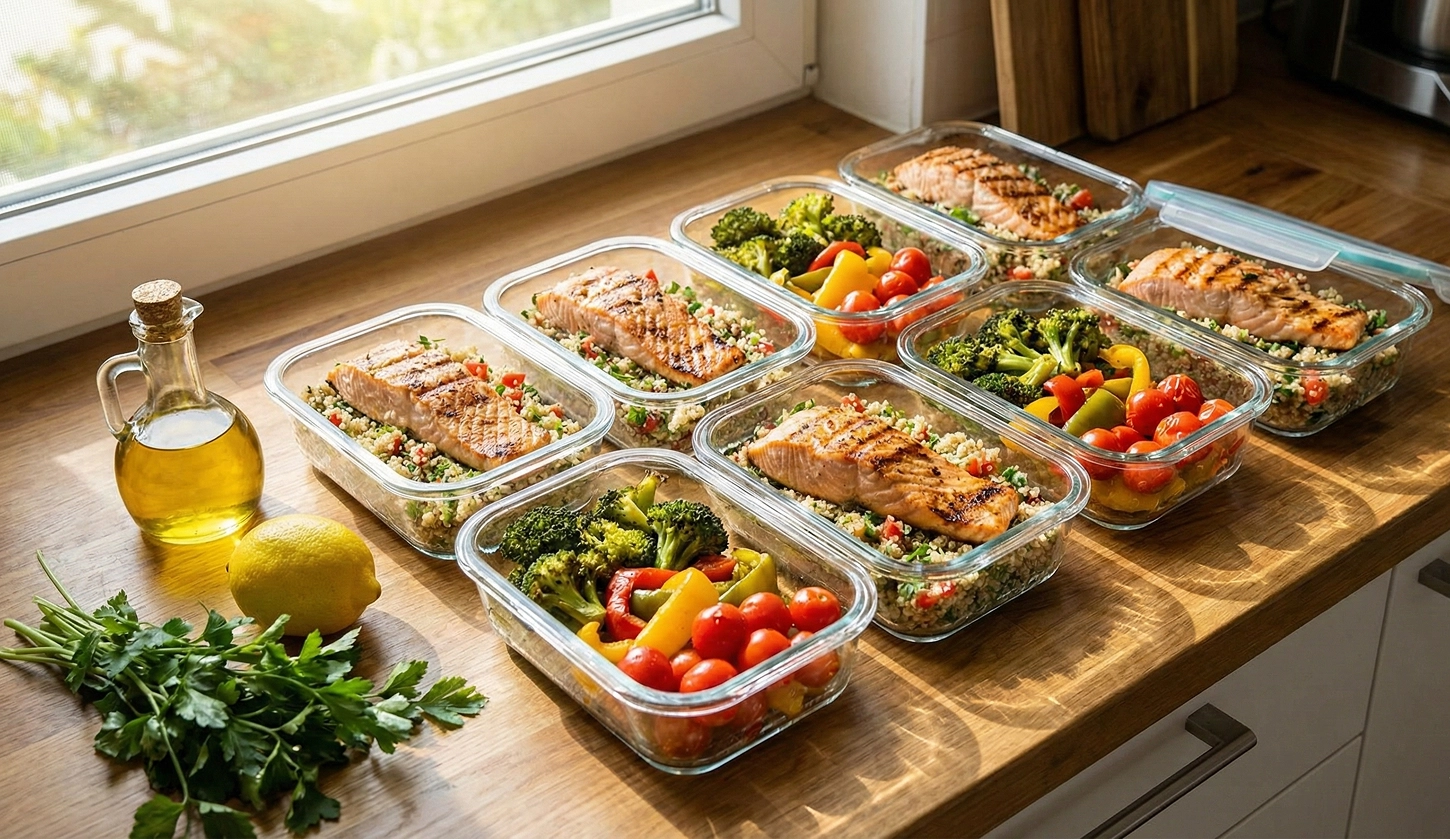 Heart-Healthy Meal Prep in 60 Minutes